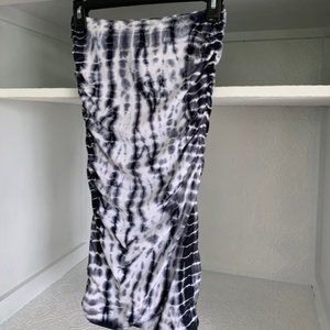 James Perse; ruched mini dress or pencil skirt